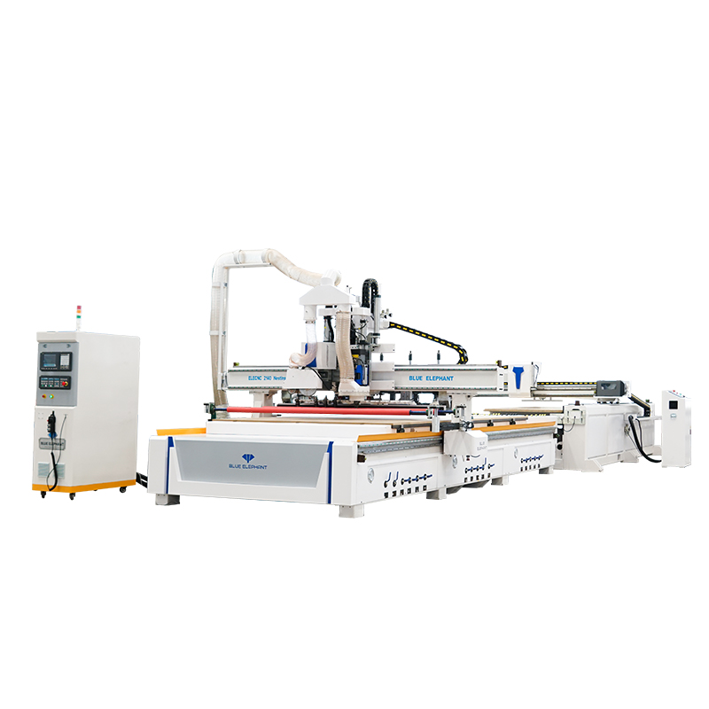 2140ATC 子母鋸開料機上下料+貼標機